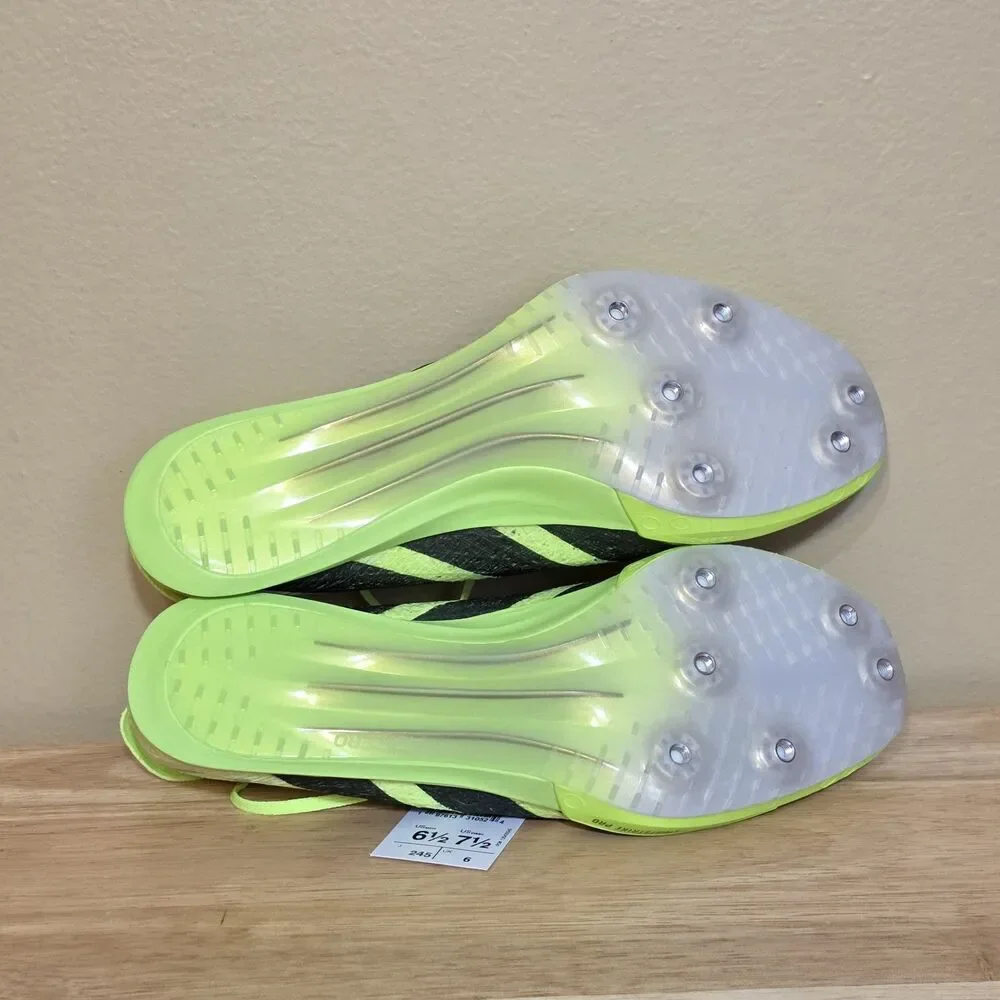 Adidas Adizero Prime SP 3 Strung Track Spikes Lucid Lemon IH5800 Men's Size 6.5
